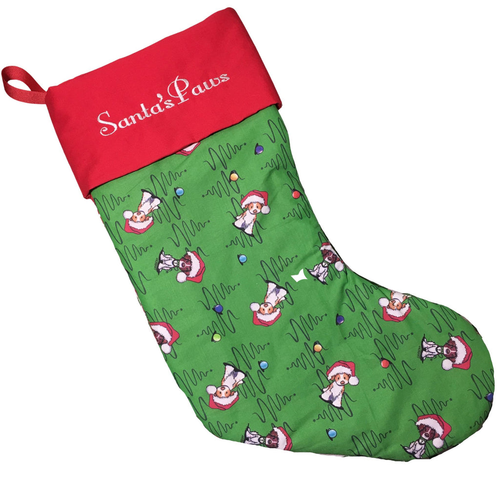 The Very Brittany Christmas Stocking Stocking Three Wags 