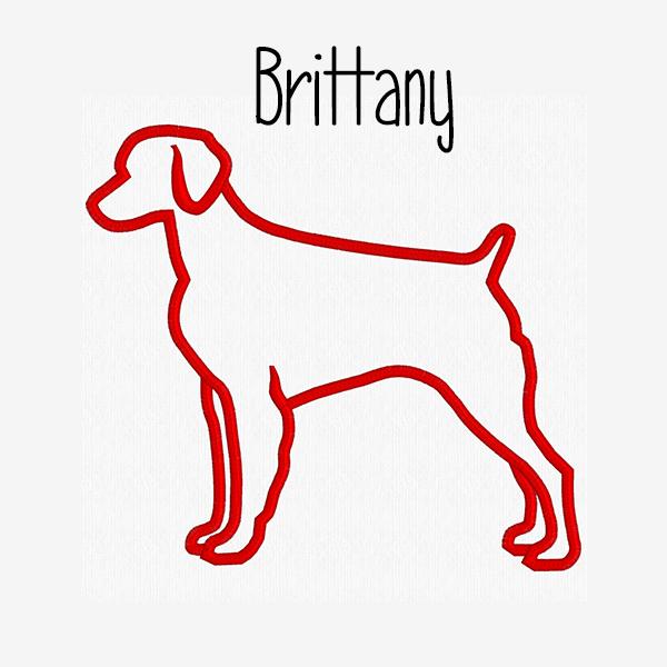 Brittany Dog Silhouette