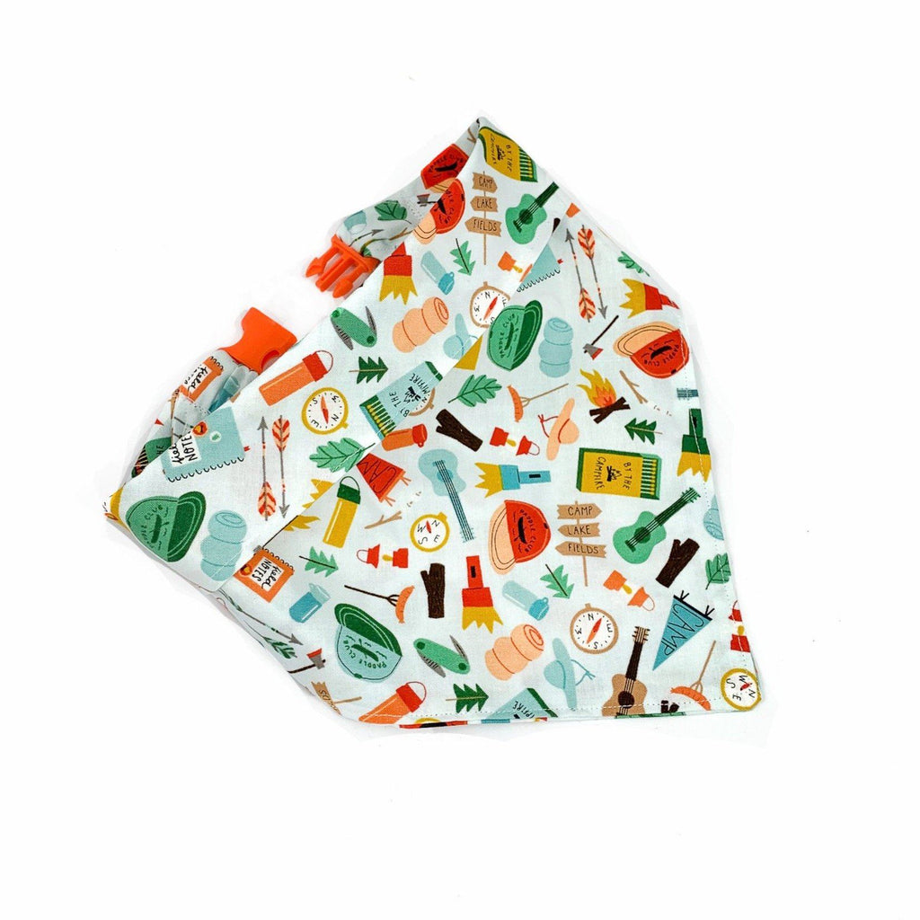 Camping Adventures Dog Bandana Bandana Three Wags 