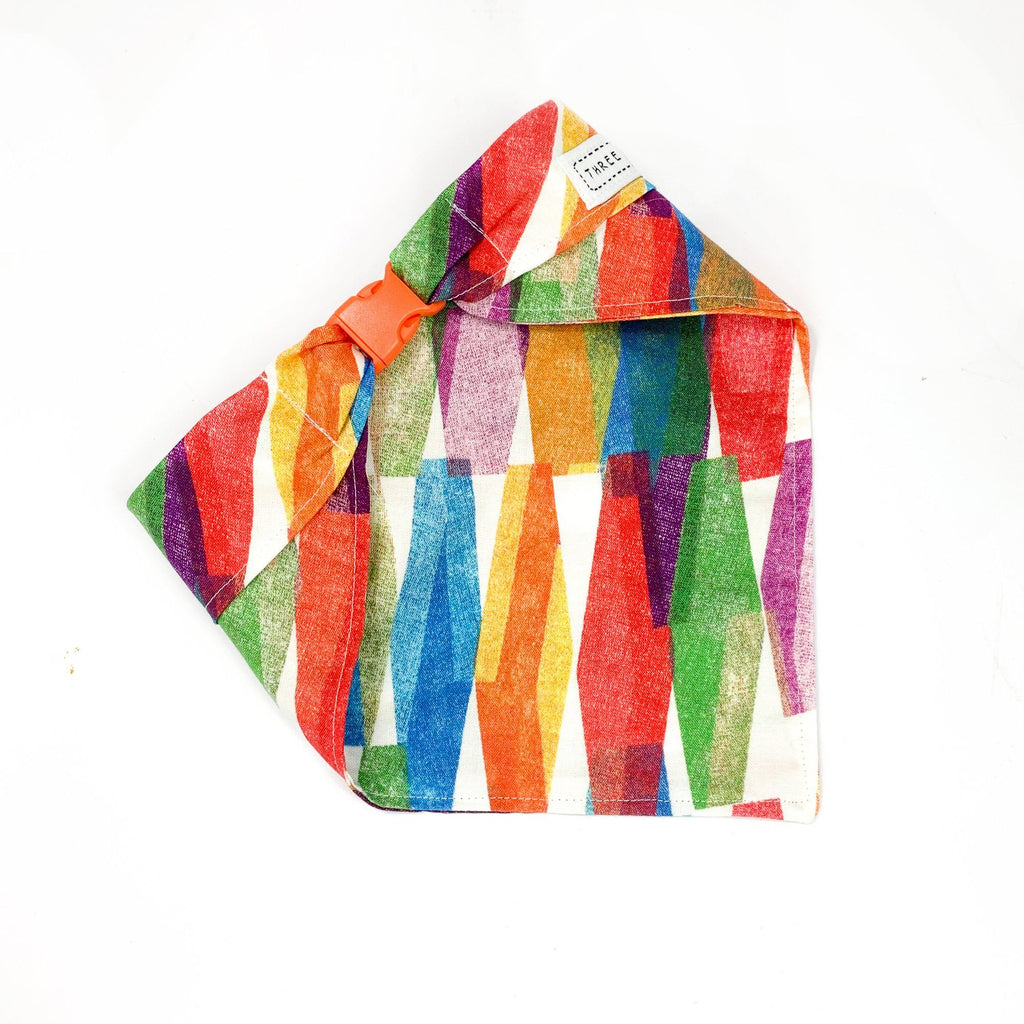 Color Splash Dog Bandana Bandana Three Wags 