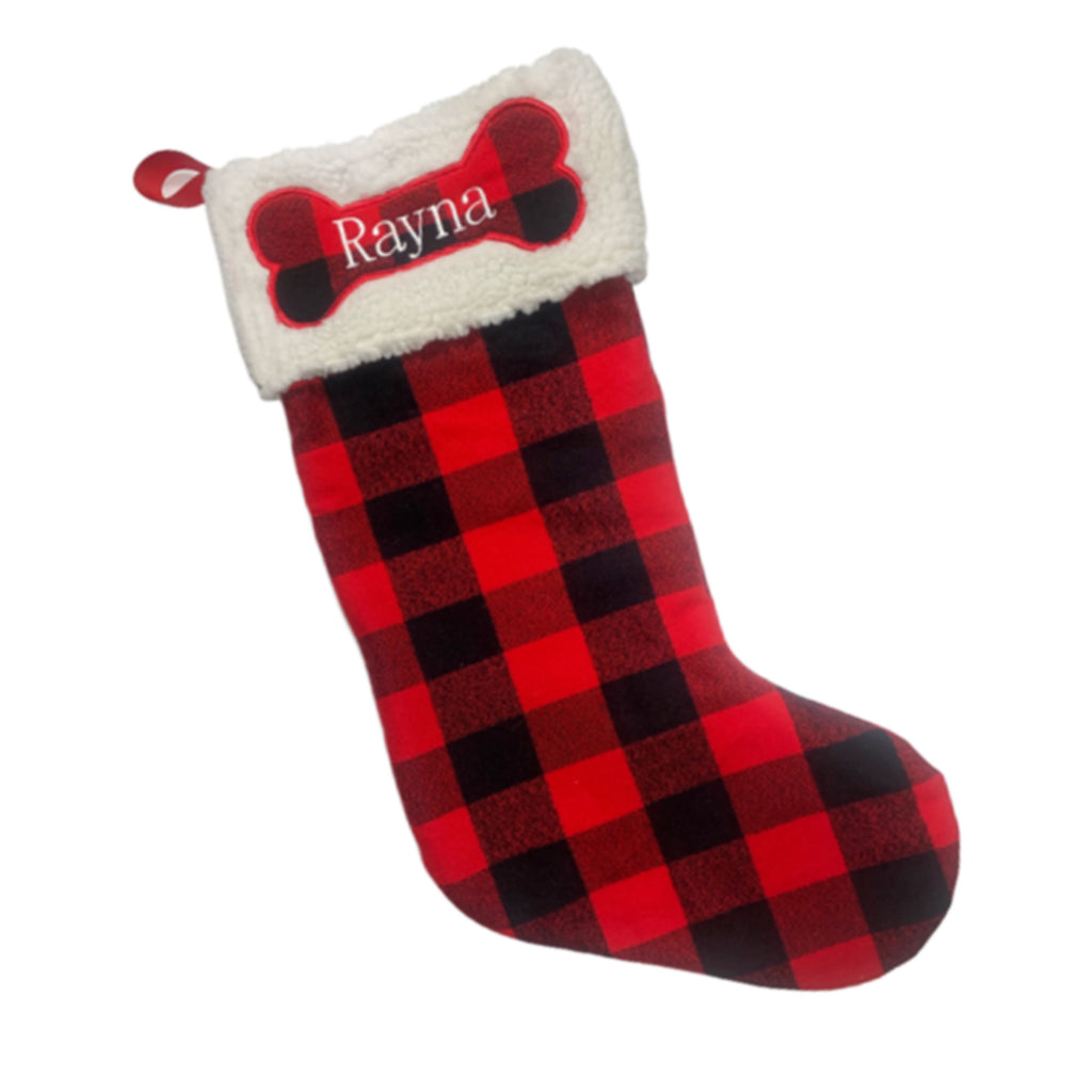 The Adirondack Dog Stocking - Three Wags