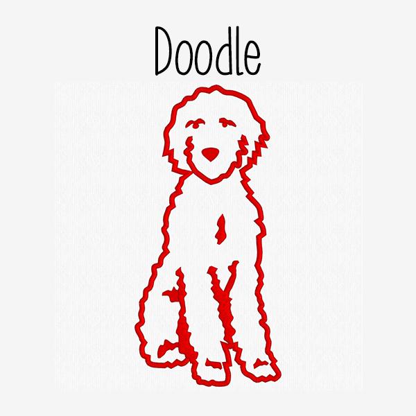 Doodle Dog Silhouette