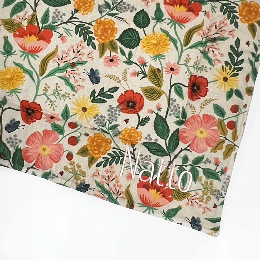 Poppy Fields Roll Up Dog Mat Mat Three Wags 