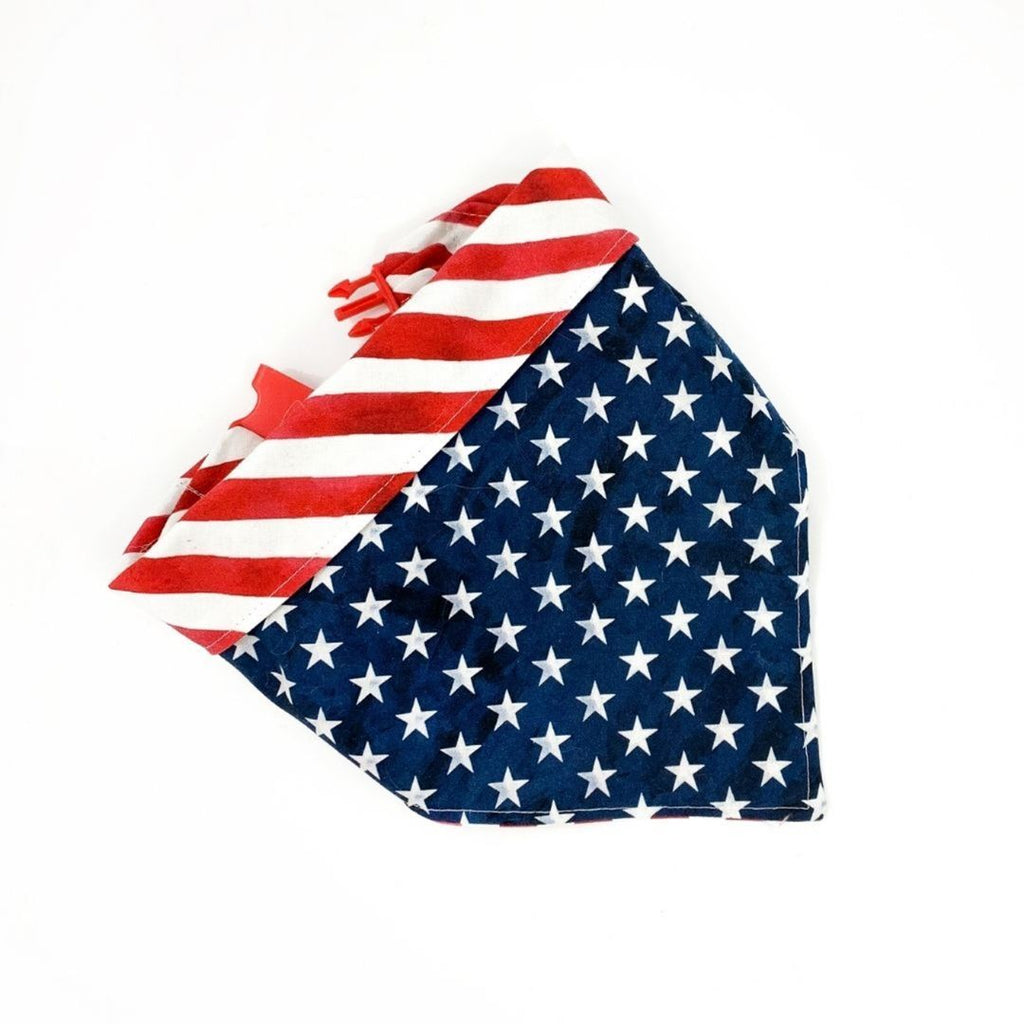 Stars and Stripes Forever Dog Bandana Bandana Three Wags 